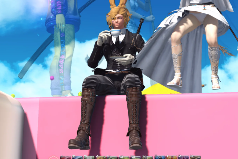 ffxiv sit on ledge emote
